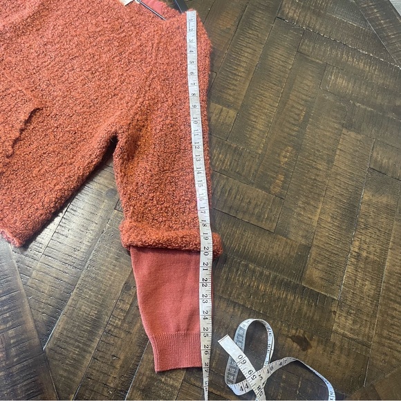 Sundance Merino Wool orange sweaters size M - Picture 7 of 10